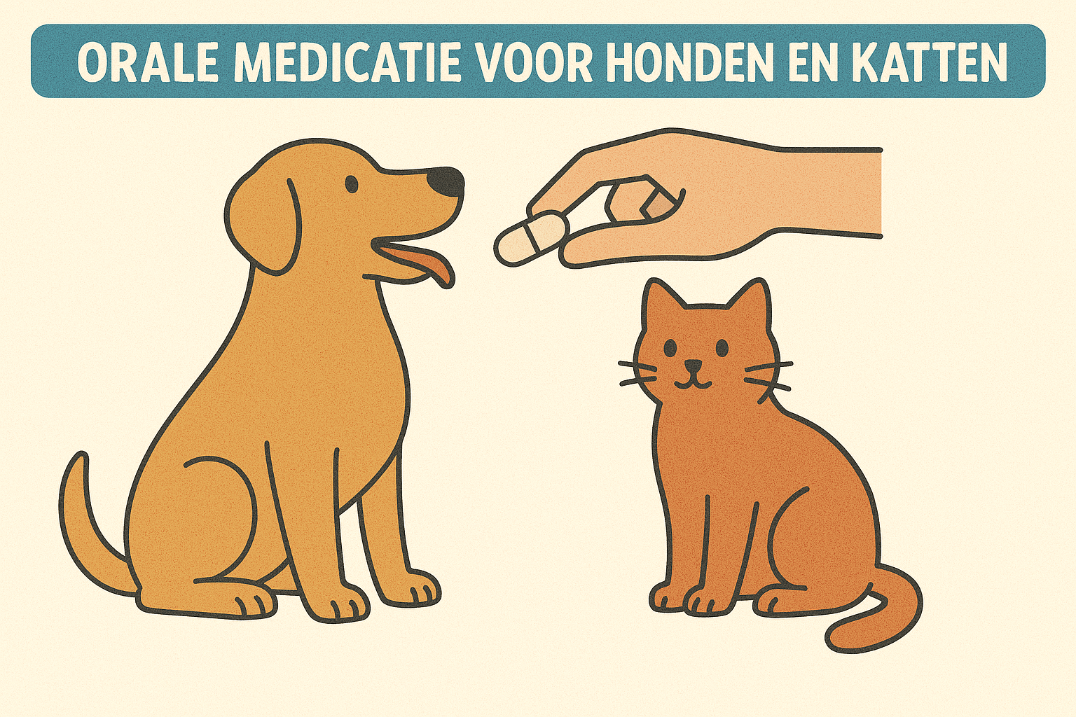 orale medicatie hond en kat